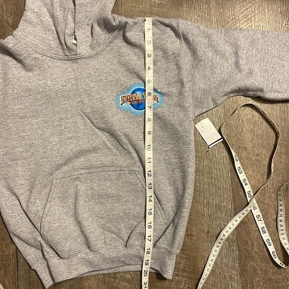 Universal Studios Kids Marvel Harry Potter Dr. Seuss Transformers Gray Hoodie S - Picture 15 of 15